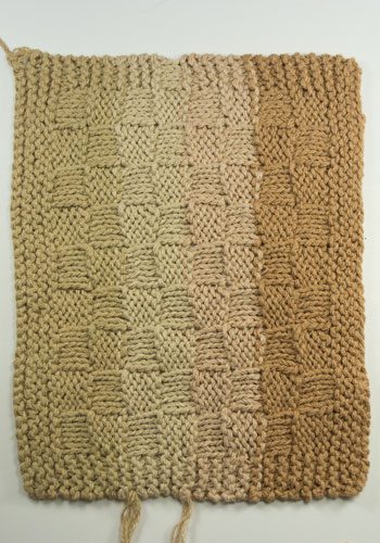 American Maid Knitted Sample, Unwashed