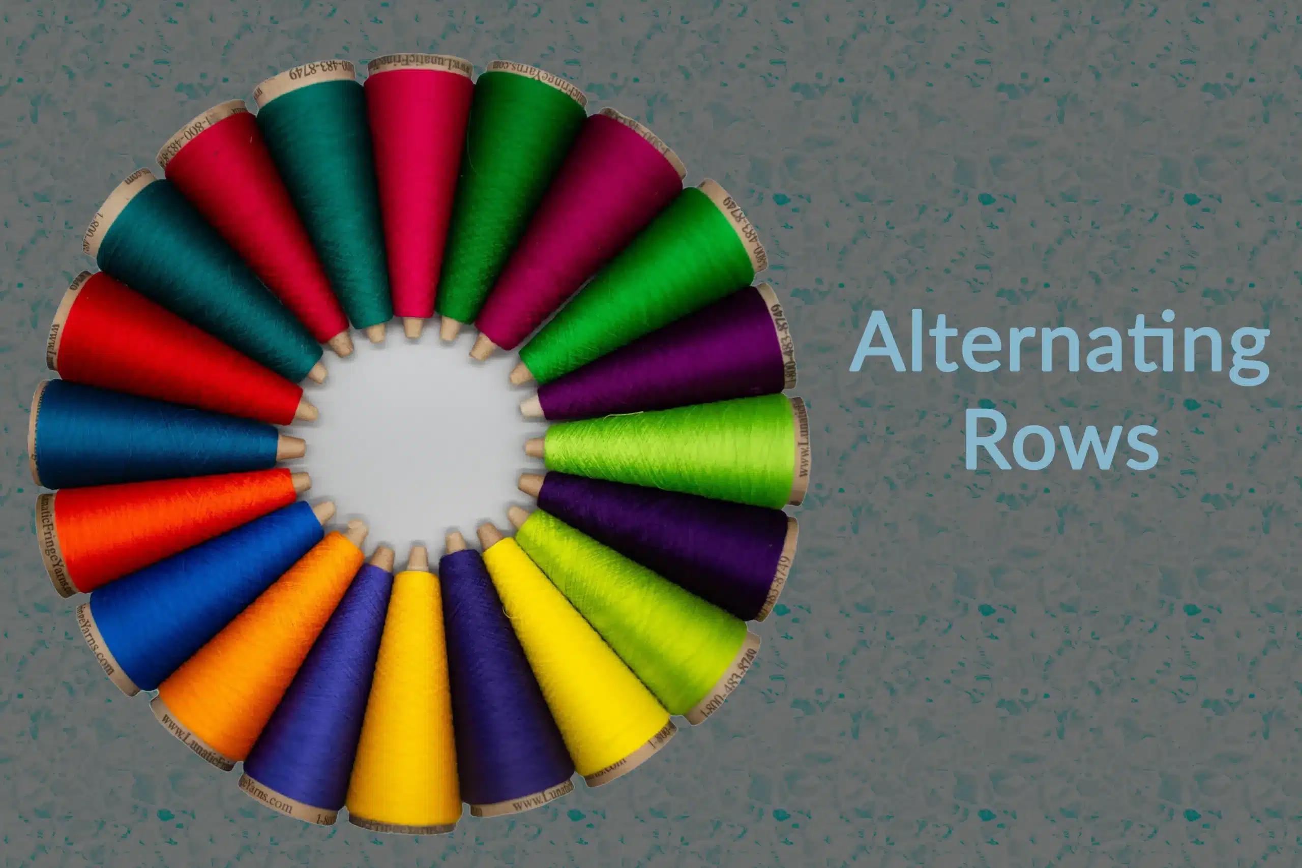 Alternating Rows Gamp Arrangement