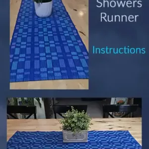 April Showers Table Runner Instructions/WIF