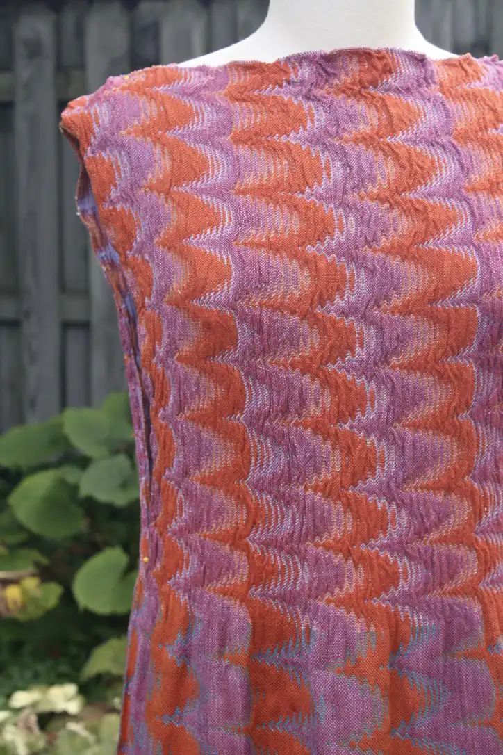 Denise Kovnat pleated dress bodice