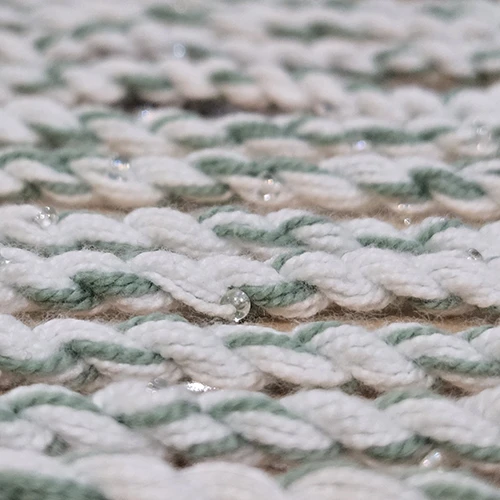 Evergreen Scarf Fringe Beads