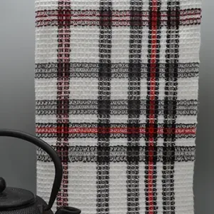 Farmhouse Chic Waffle Towel Hanging