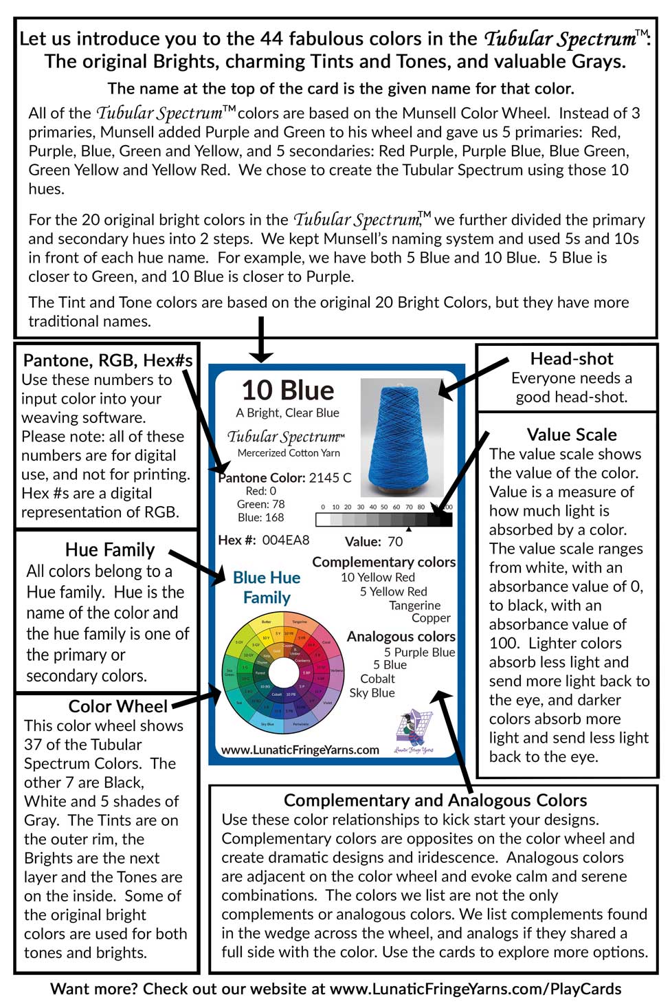 Playing with Color Card insert