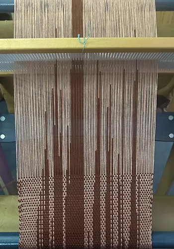 Jenne Clasped Warp on Loom