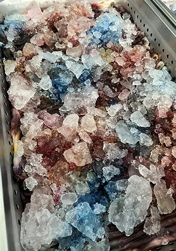 Jenny Brown Ice dyeing