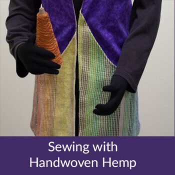 Sewing with Handwoven Hemp