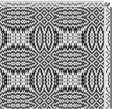 Overshot Notecard Insert Instructions - Lunatic Fringe Yarns