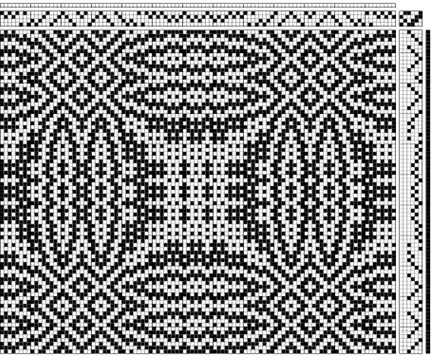 Overshot Notecard Insert Instructions - Lunatic Fringe Yarns