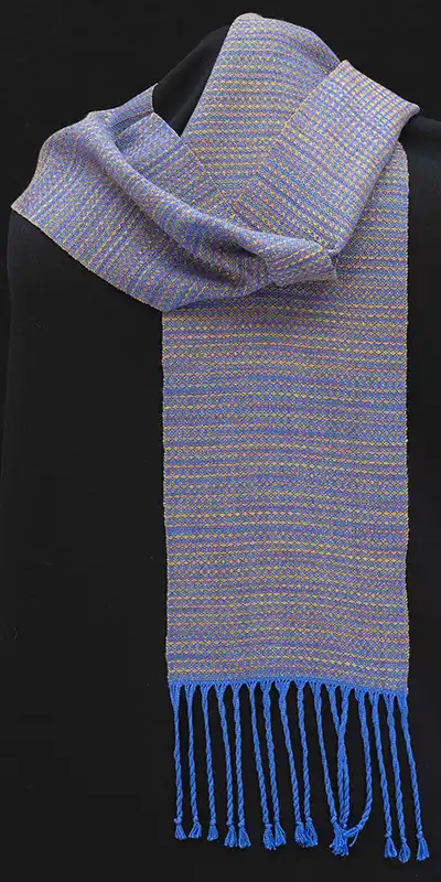 Petrini Blue and Yellow Scarf