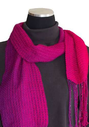 Purple Chameleon Scarf