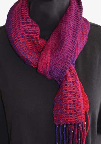 Popping Purple Scarf