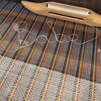 Rainbow Baby Blanket on loom