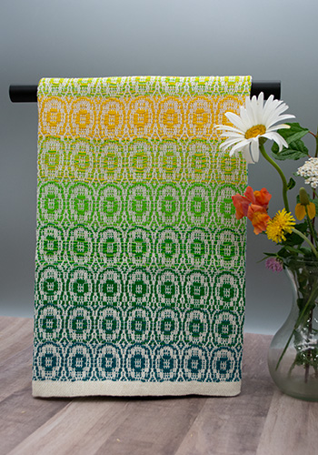Spring Burst Over the Moon Towel