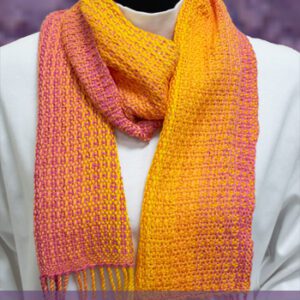 Tequila Chameleon Ombre Scarf instructions