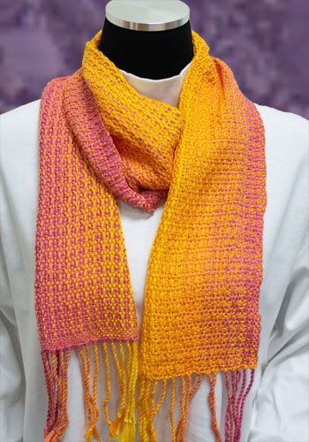 Tequila Sunrise Chameleon Ombre Scarf