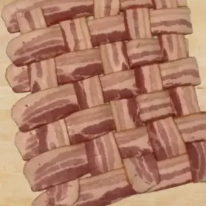 Weaving with bacon