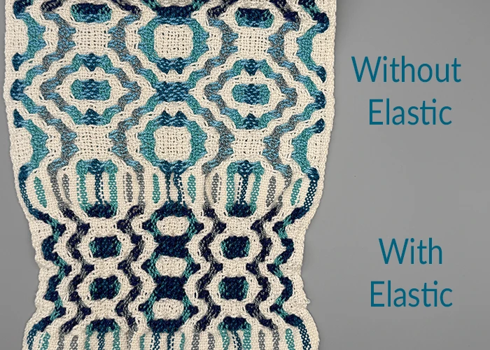 With and Without Elastic Deflected Double Weave