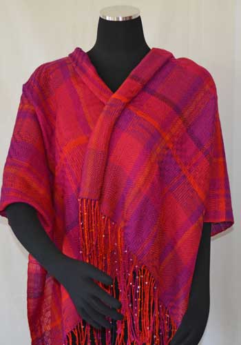 Sett Fiesta Shawl, front view