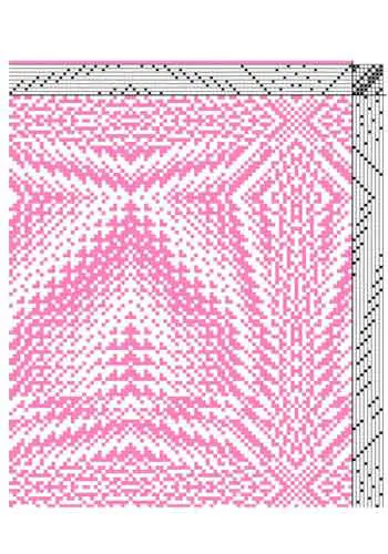 Heart Towel Draft, one repeat